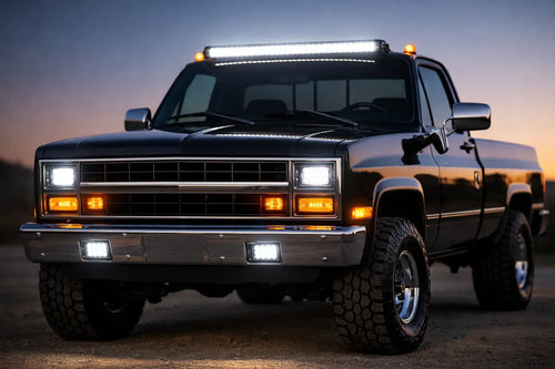 Best Lights for Squarebody Truck Builds