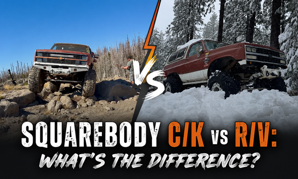 Squarebody C/K vs R/V: What's the Difference?