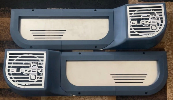 Squarebody Speakers Versus Kick Panels