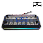 DC Audio Fused Distribution Block with LED Base – ANL Power Distribution Block for High Performance Electrical Systems