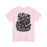 Trucker Graphic Tee - DC's Polishing Semi Truck Design with Phone Number 28