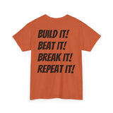 Blazin’ Biddles" Off-Road “Build, Beat, Break, Repeat” Unisex Heavy Cotton T-Shirt 32