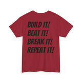 Blazin’ Biddles" Off-Road “Build, Beat, Break, Repeat” Unisex Heavy Cotton T-Shirt 68