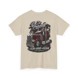 Trucker Graphic Tee - DC's Polishing Semi Truck Design with Phone Number 16