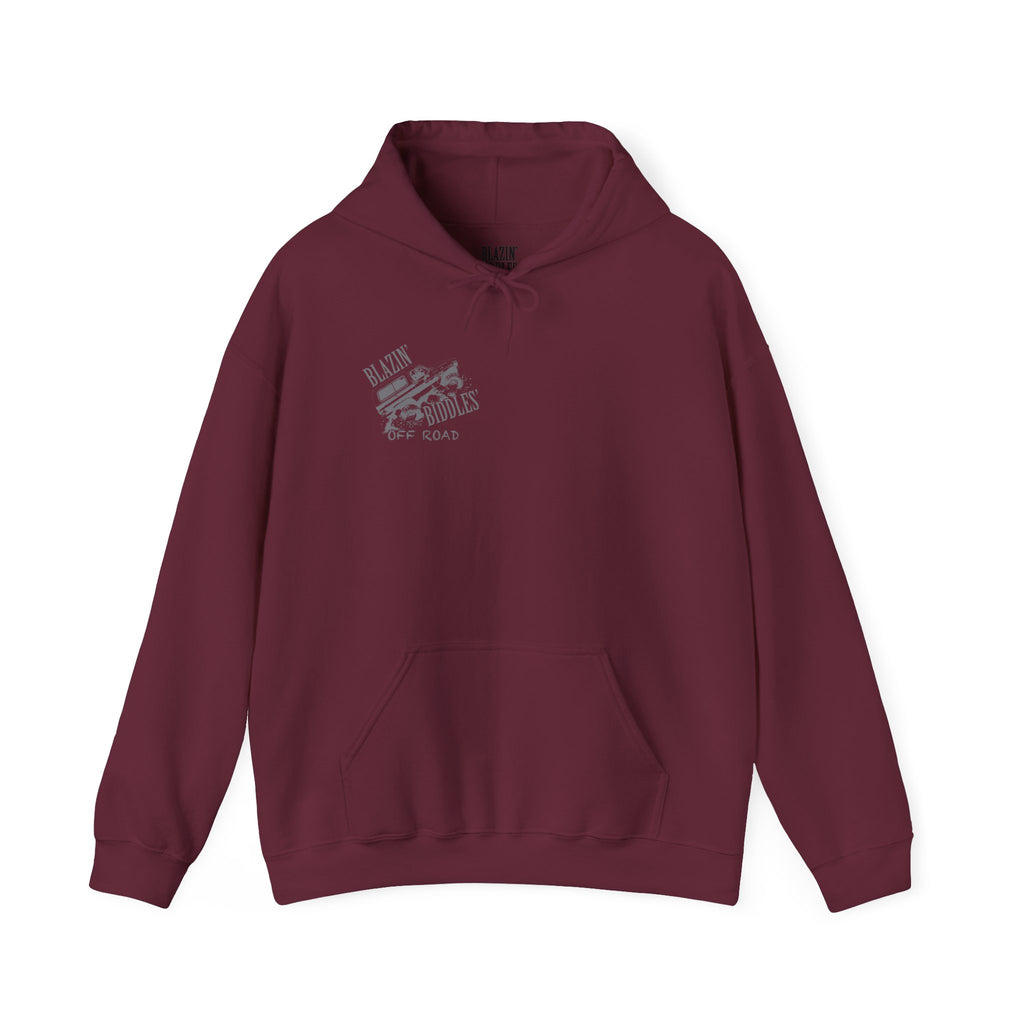 Blazin' Biddles Off-Road Logo Hoodie (Dark Colors)