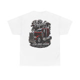 Trucker Graphic Tee - DC's Polishing Semi Truck Design with Phone Number 8