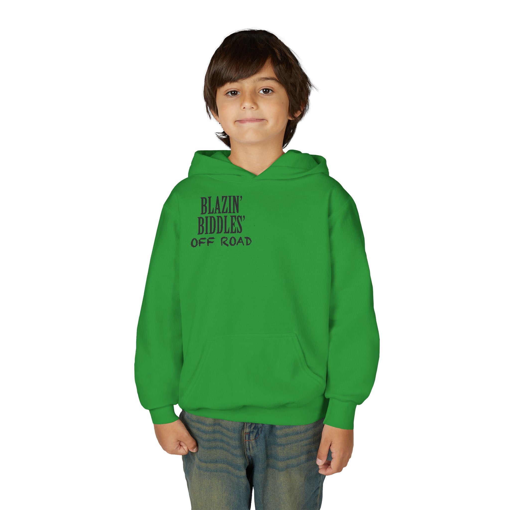 Blazin’ Biddles Off-Road Youth Hoodie – Adventure Ready Squarebody Apparel