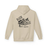 Blazin’ Biddles Off-Road Adventure Fleece Hoodie – Unisex Trail-Ready Warmth 24