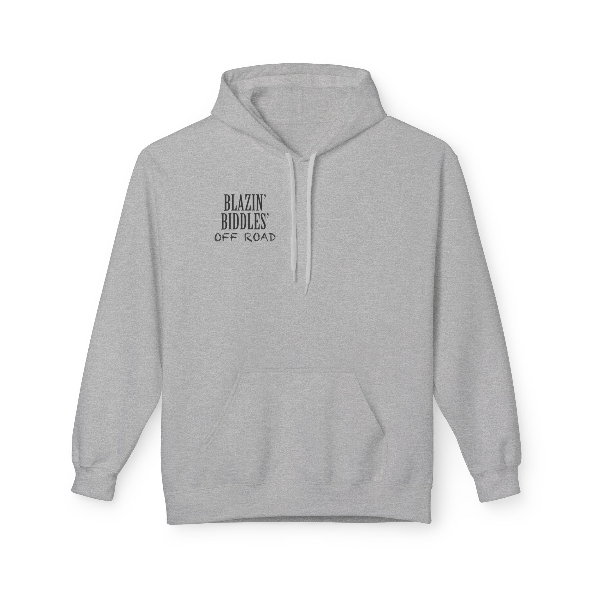 Blazin’ Biddles Off-Road Adventure Fleece Hoodie – Unisex Trail-Ready Warmth