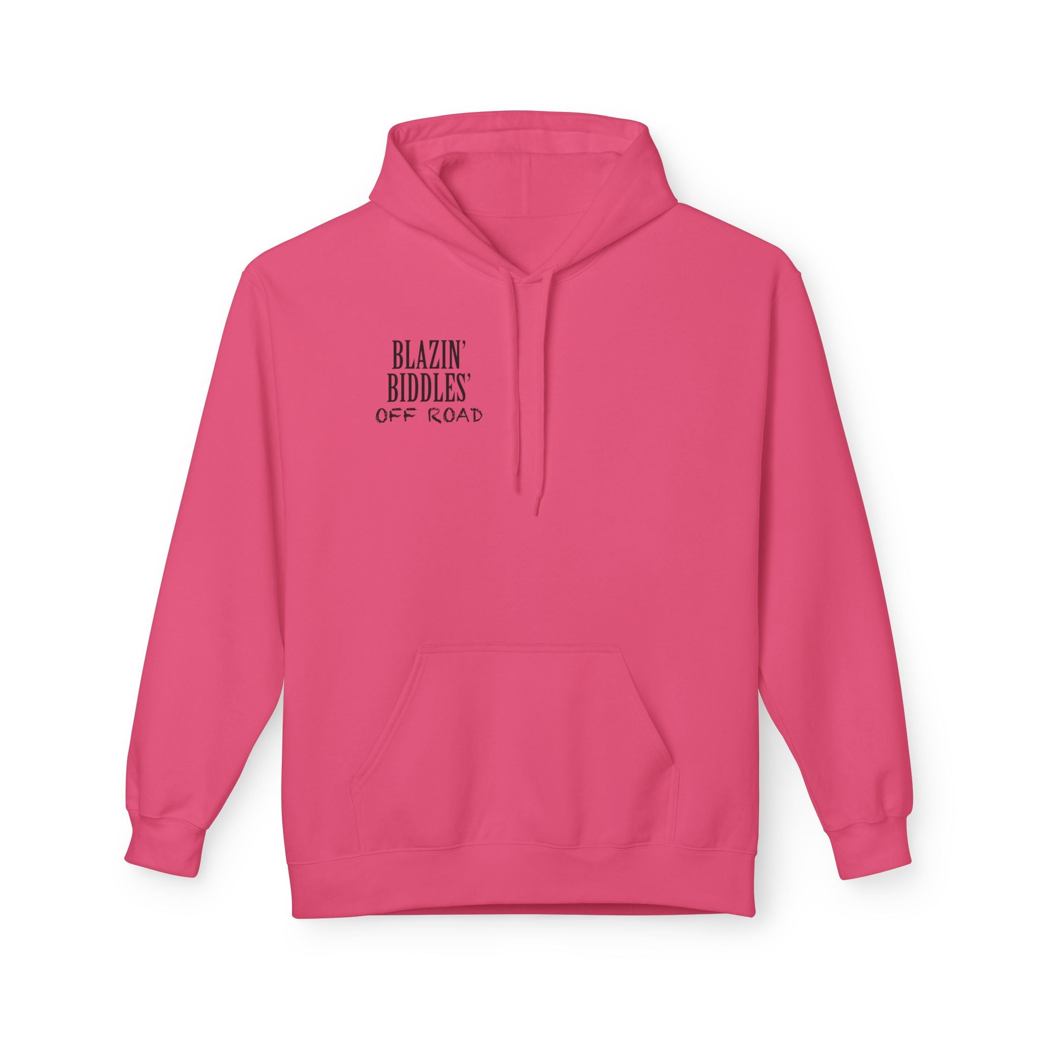 Blazin’ Biddles Off-Road Adventure Fleece Hoodie – Unisex Trail-Ready Warmth
