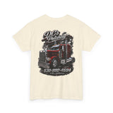 Trucker Graphic Tee - DC's Polishing Semi Truck Design with Phone Number 22