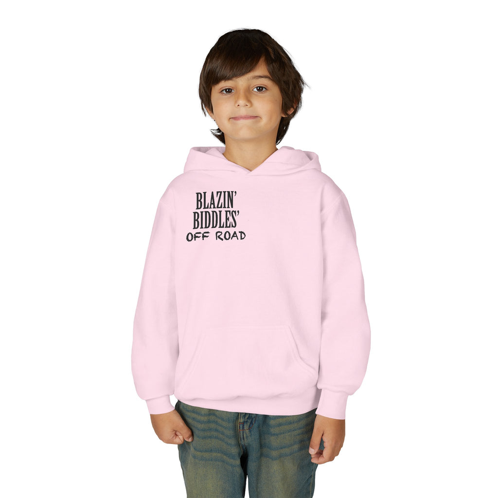 Blazin’ Biddles Off-Road Youth Hoodie – Adventure Ready Squarebody Apparel