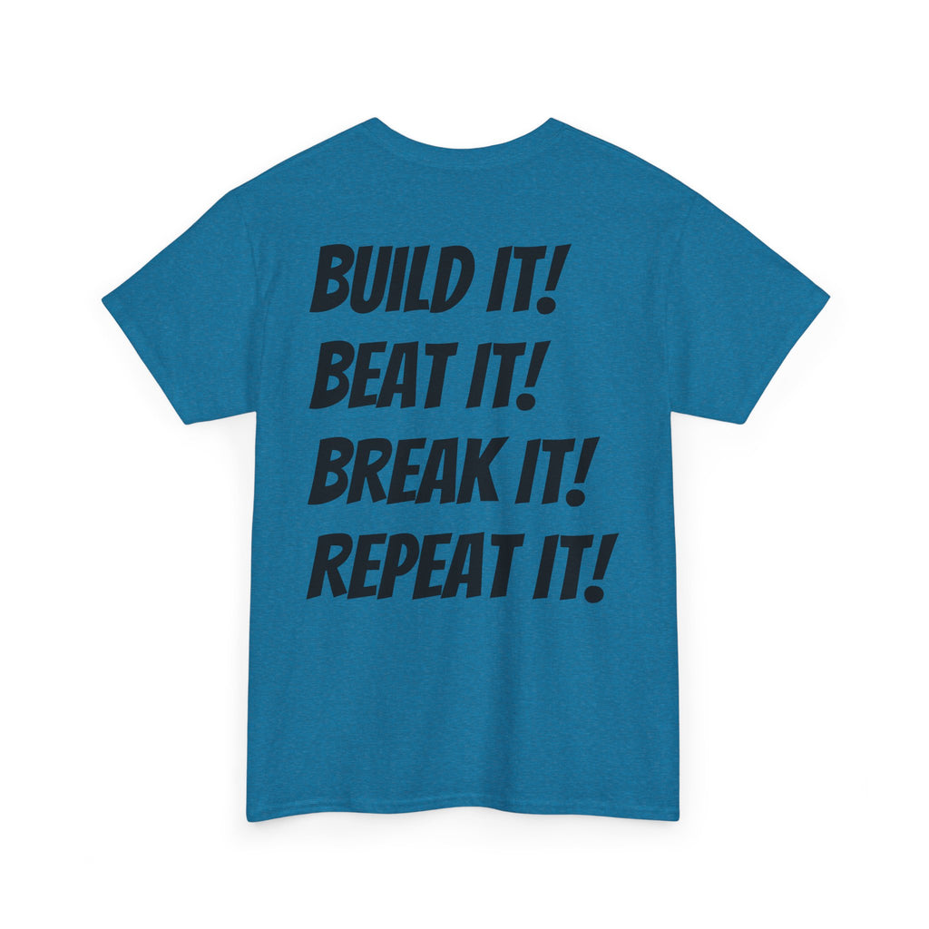 Blazin’ Biddles" Off-Road “Build, Beat, Break, Repeat” Unisex Heavy Cotton T-Shirt