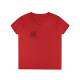 Blazin’ Biddles Off-Road LOGO Ladies V-Neck T-Shirt 12