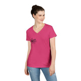 Blazin’ Biddles Off-Road “Build, Beat, Break, Repeat” Ladies V-Neck T-Shirt 14