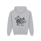Blazin’ Biddles Off-Road Youth Hoodie – Adventure Ready Squarebody Apparel