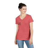 Blazin’ Biddles Off-Road LOGO Ladies V-Neck T-Shirt 20