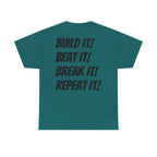 Blazin’ Biddles" Off-Road “Build, Beat, Break, Repeat” Unisex Heavy Cotton T-Shirt
