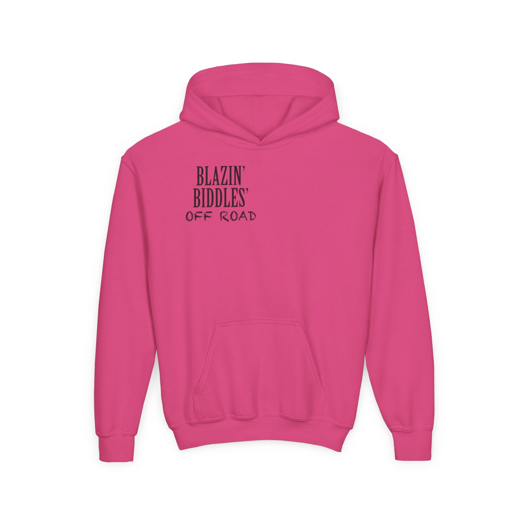 Blazin’ Biddles Off-Road Youth Hoodie – Adventure Ready Squarebody Apparel