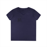 Blazin’ Biddles Off-Road LOGO Ladies V-Neck T-Shirt 10