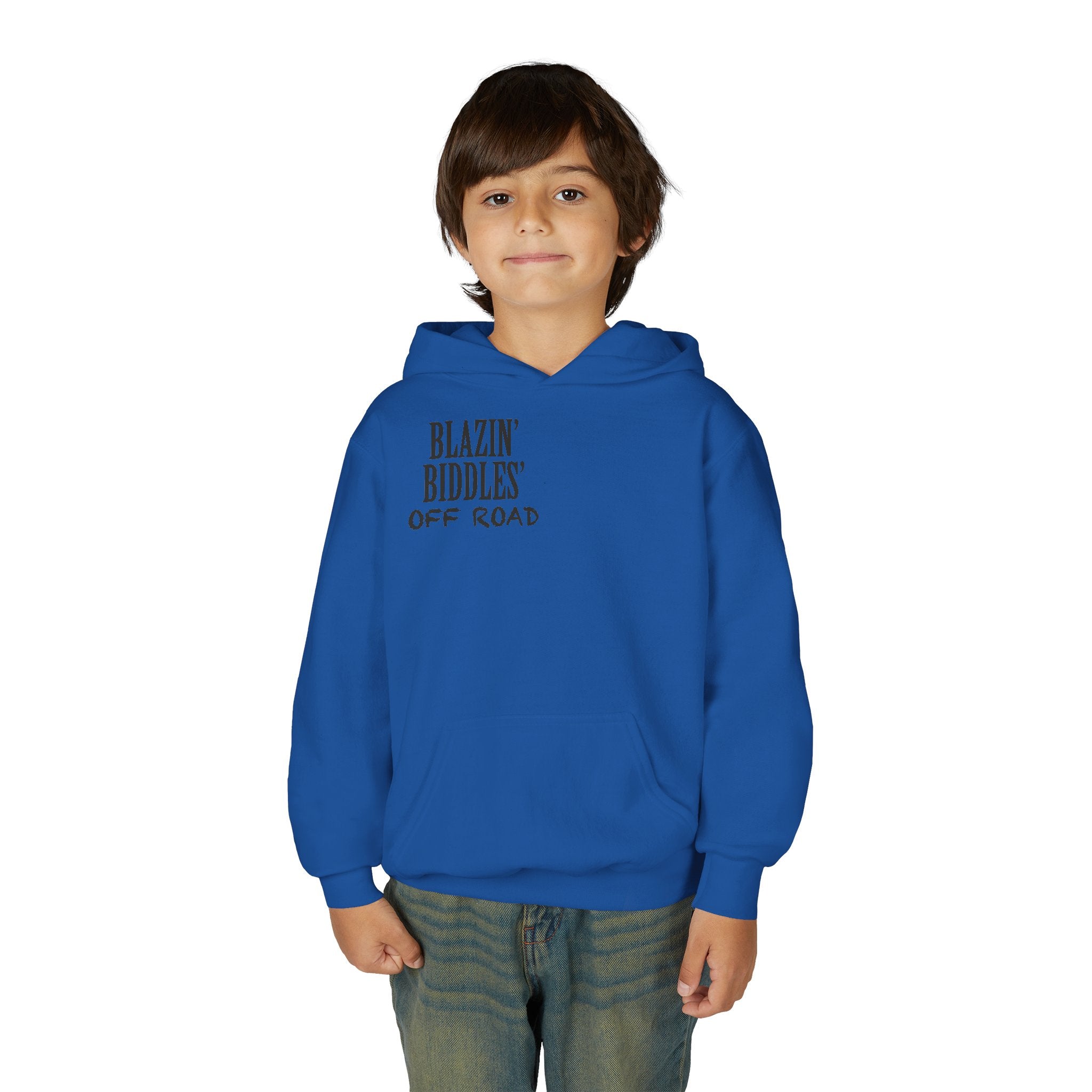Blazin’ Biddles Off-Road Youth Hoodie – Adventure Ready Squarebody Apparel