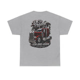 Trucker Graphic Tee - DC's Polishing Semi Truck Design with Phone Number 17