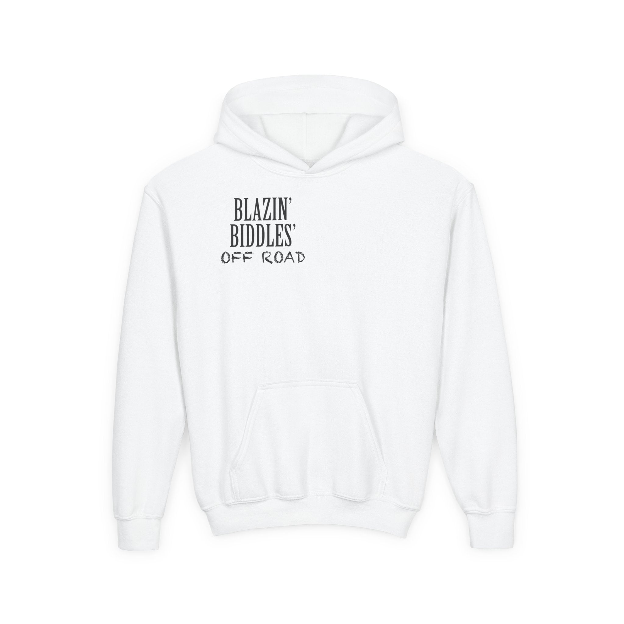 Blazin’ Biddles Off-Road Youth Hoodie – Adventure Ready Squarebody Apparel