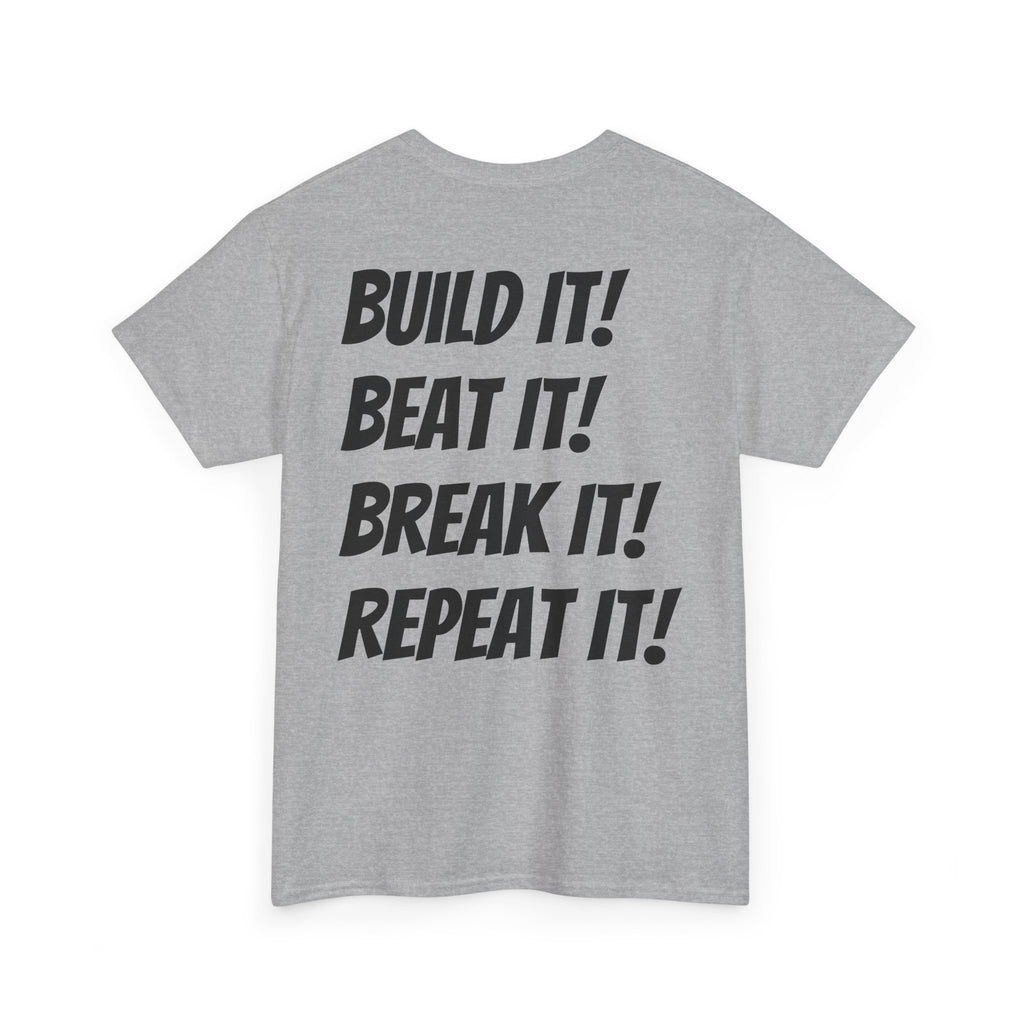 Blazin’ Biddles" Off-Road “Build, Beat, Break, Repeat” Unisex Heavy Cotton T-Shirt