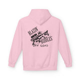 Blazin’ Biddles Off-Road Adventure Fleece Hoodie – Unisex Trail-Ready Warmth 45