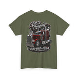 Trucker Graphic Tee - DC's Polishing Semi Truck Design with Phone Number 25
