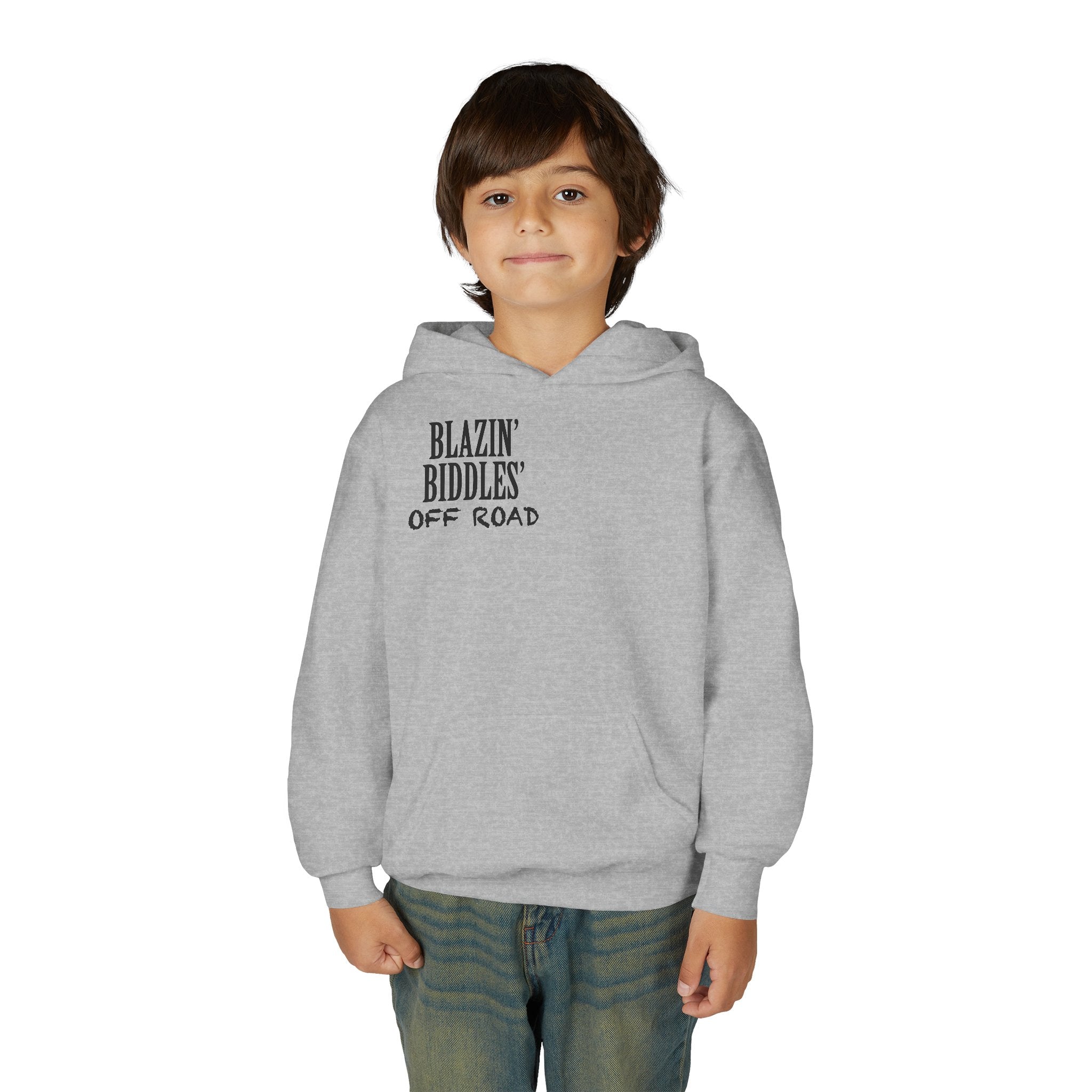 Blazin’ Biddles Off-Road Youth Hoodie – Adventure Ready Squarebody Apparel