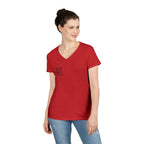 Blazin’ Biddles Off-Road LOGO Ladies V-Neck T-Shirt