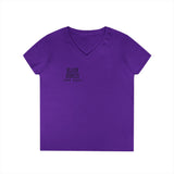 Blazin’ Biddles Off-Road LOGO Ladies V-Neck T-Shirt 11