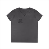 Blazin’ Biddles Off-Road LOGO Ladies V-Neck T-Shirt 8