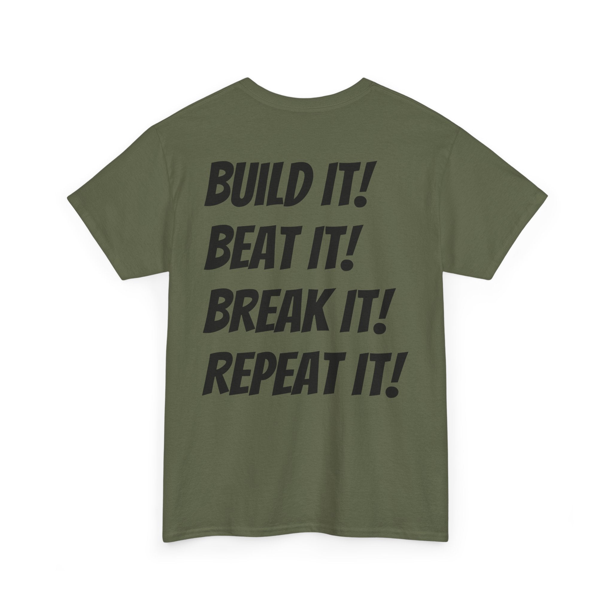 Blazin’ Biddles" Off-Road “Build, Beat, Break, Repeat” Unisex Heavy Cotton T-Shirt