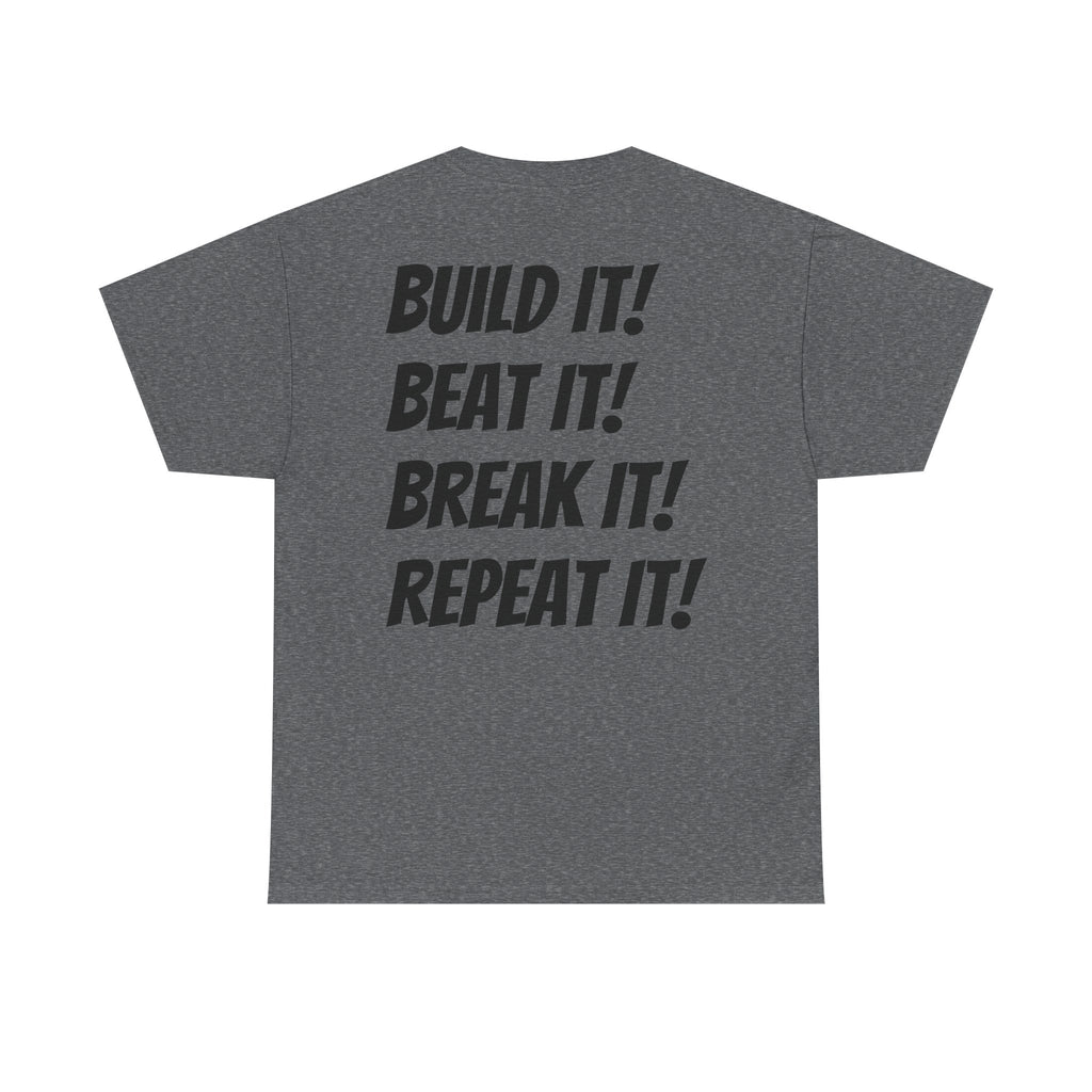 Blazin’ Biddles" Off-Road “Build, Beat, Break, Repeat” Unisex Heavy Cotton T-Shirt