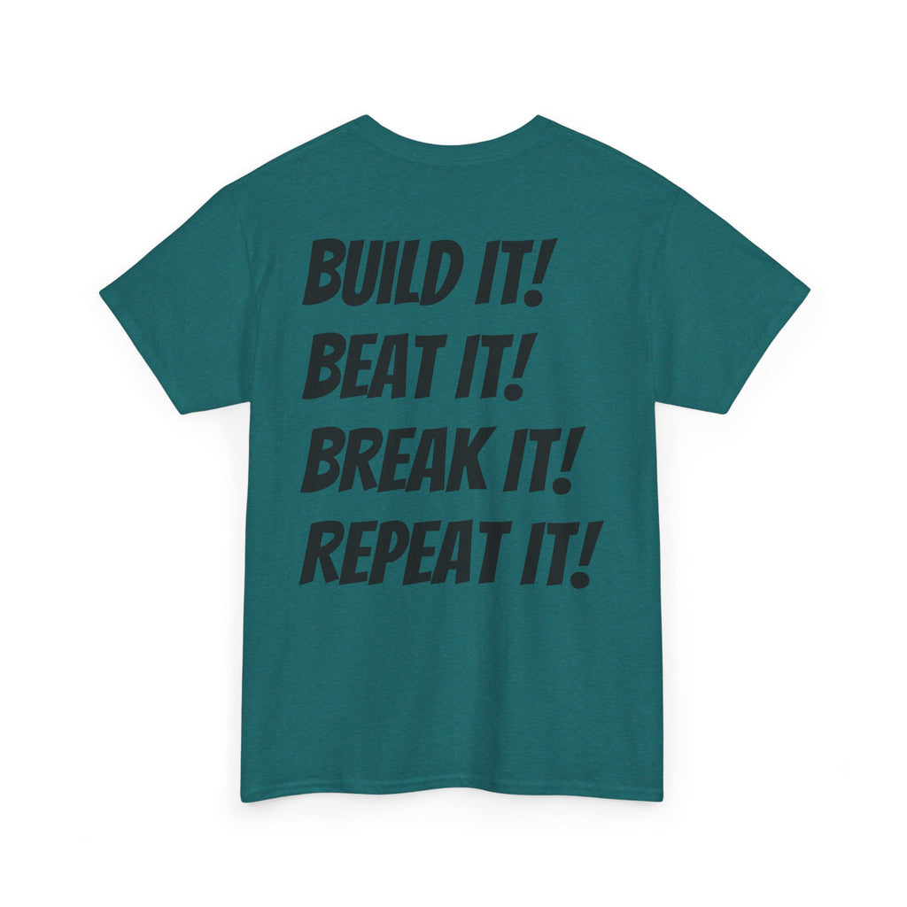 Blazin’ Biddles" Off-Road “Build, Beat, Break, Repeat” Unisex Heavy Cotton T-Shirt
