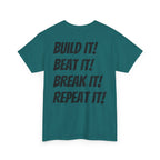 Blazin’ Biddles" Off-Road “Build, Beat, Break, Repeat” Unisex Heavy Cotton T-Shirt