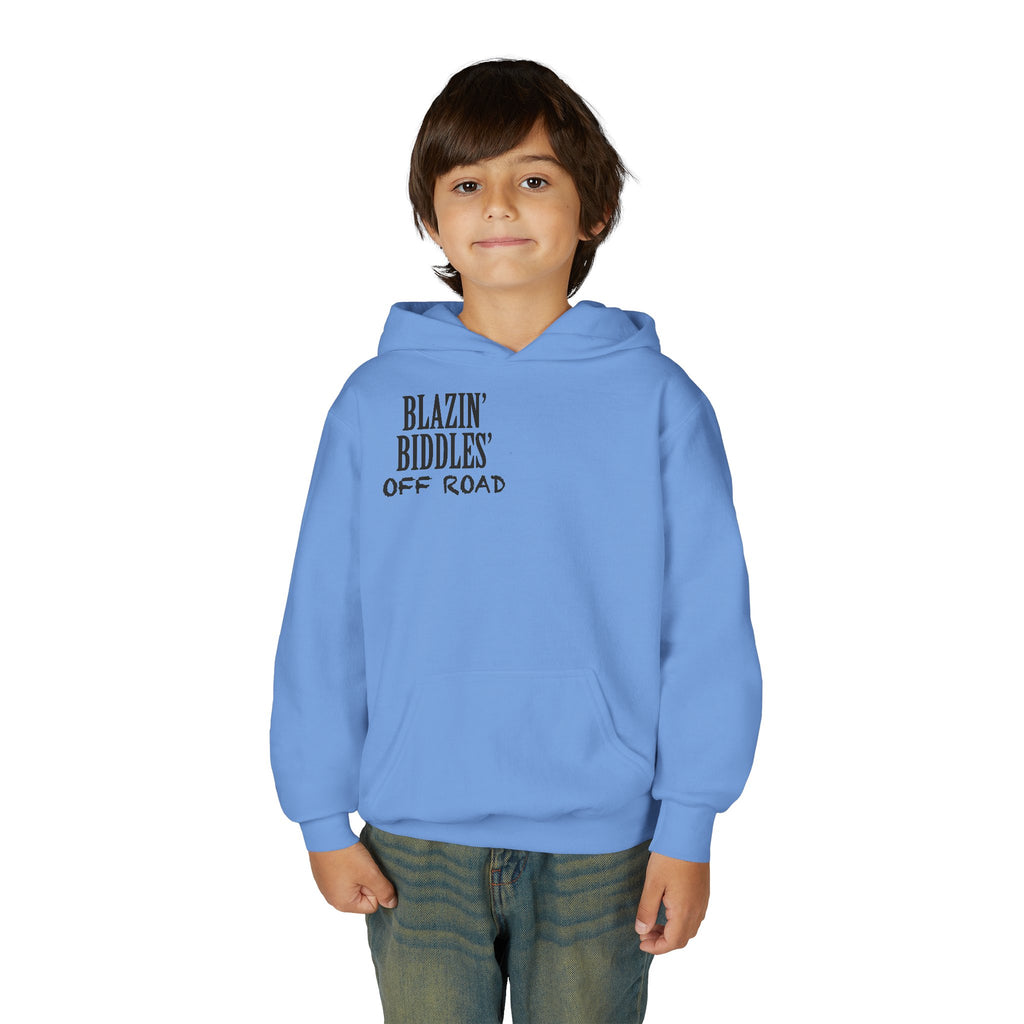 Blazin’ Biddles Off-Road Youth Hoodie – Adventure Ready Squarebody Apparel