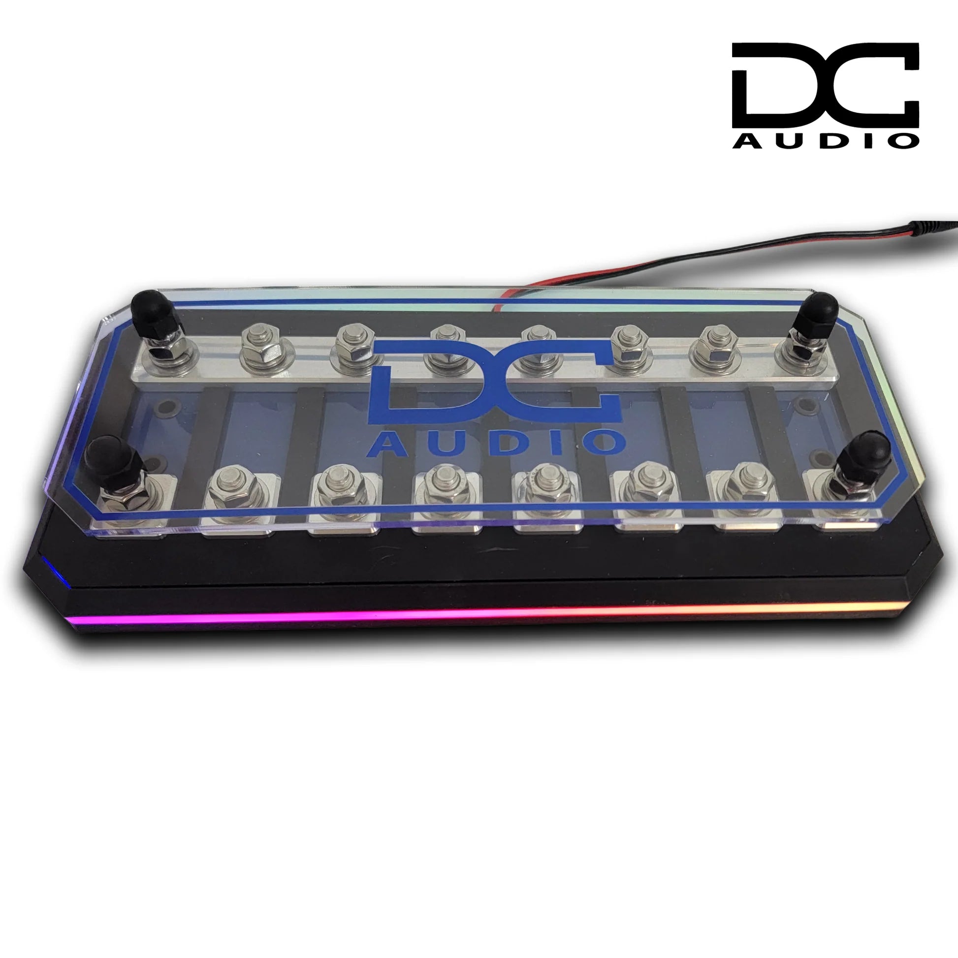 DC Audio Fused Distribution Block with LED Base – ANL Power Distribution Block for High Performance Electrical Systems