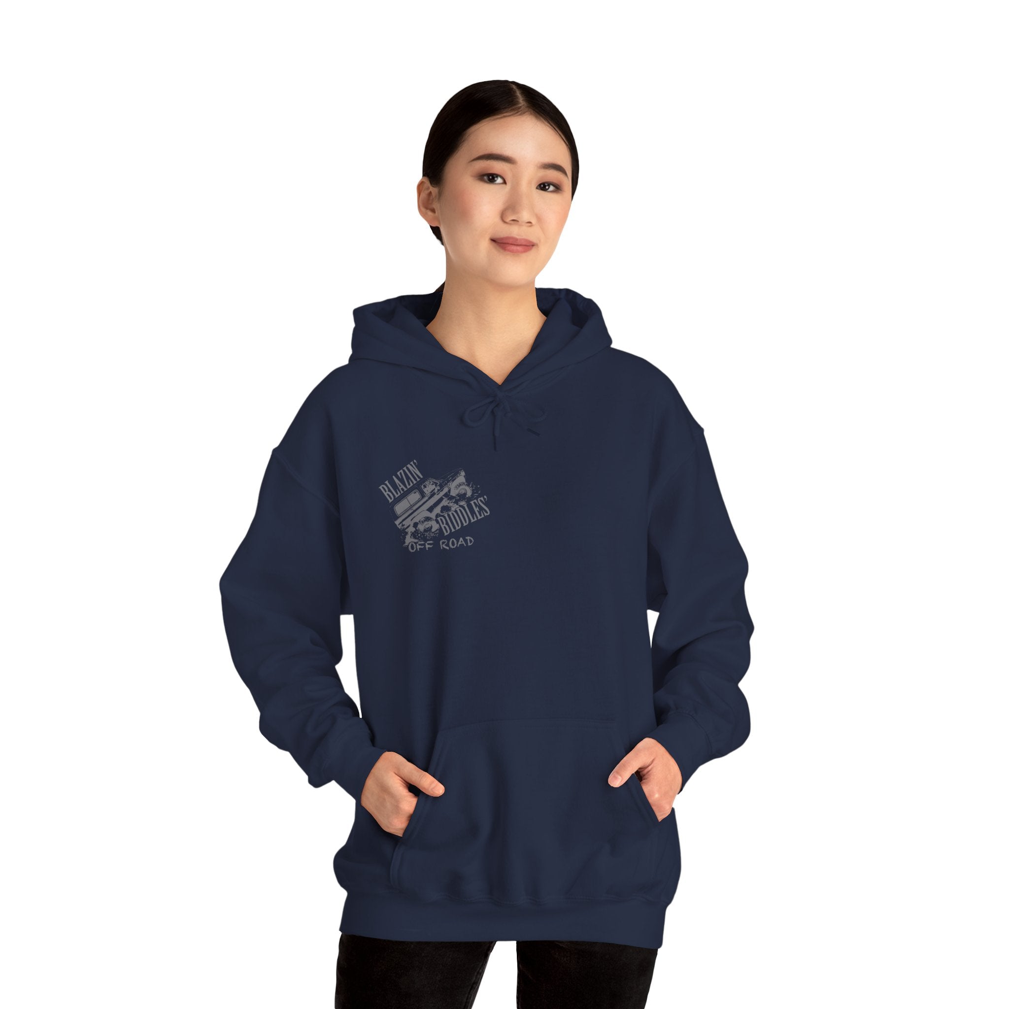 Blazin' Biddles Off-Road Logo Hoodie (Dark Colors)