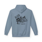 Blazin’ Biddles Off-Road Adventure Fleece Hoodie – Unisex Trail-Ready Warmth 42