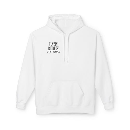 Blazin’ Biddles Off-Road Adventure Fleece Hoodie – Unisex Trail-Ready Warmth