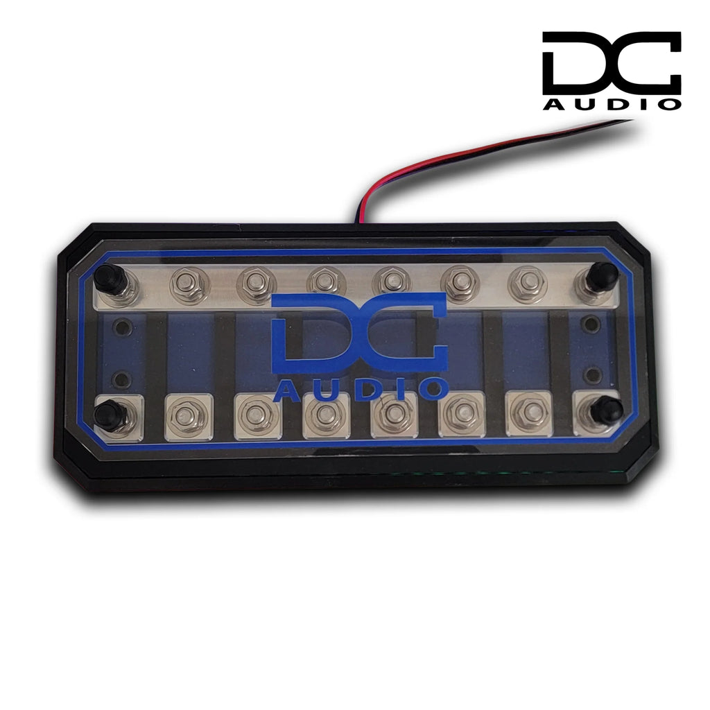 DC Audio Fused Distribution Block with LED Base – ANL Power Distribution Block for High Performance Electrical Systems