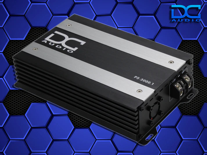 DC Audio PS-3000x1 Mini Full Range Monoblock Amplifier – 3,000W RMS