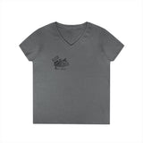 Blazin’ Biddles Off-Road “Build, Beat, Break, Repeat” Ladies V-Neck T-Shirt 5