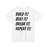 Blazin’ Biddles" Off-Road “Build, Beat, Break, Repeat” Unisex Heavy Cotton T-Shirt 2
