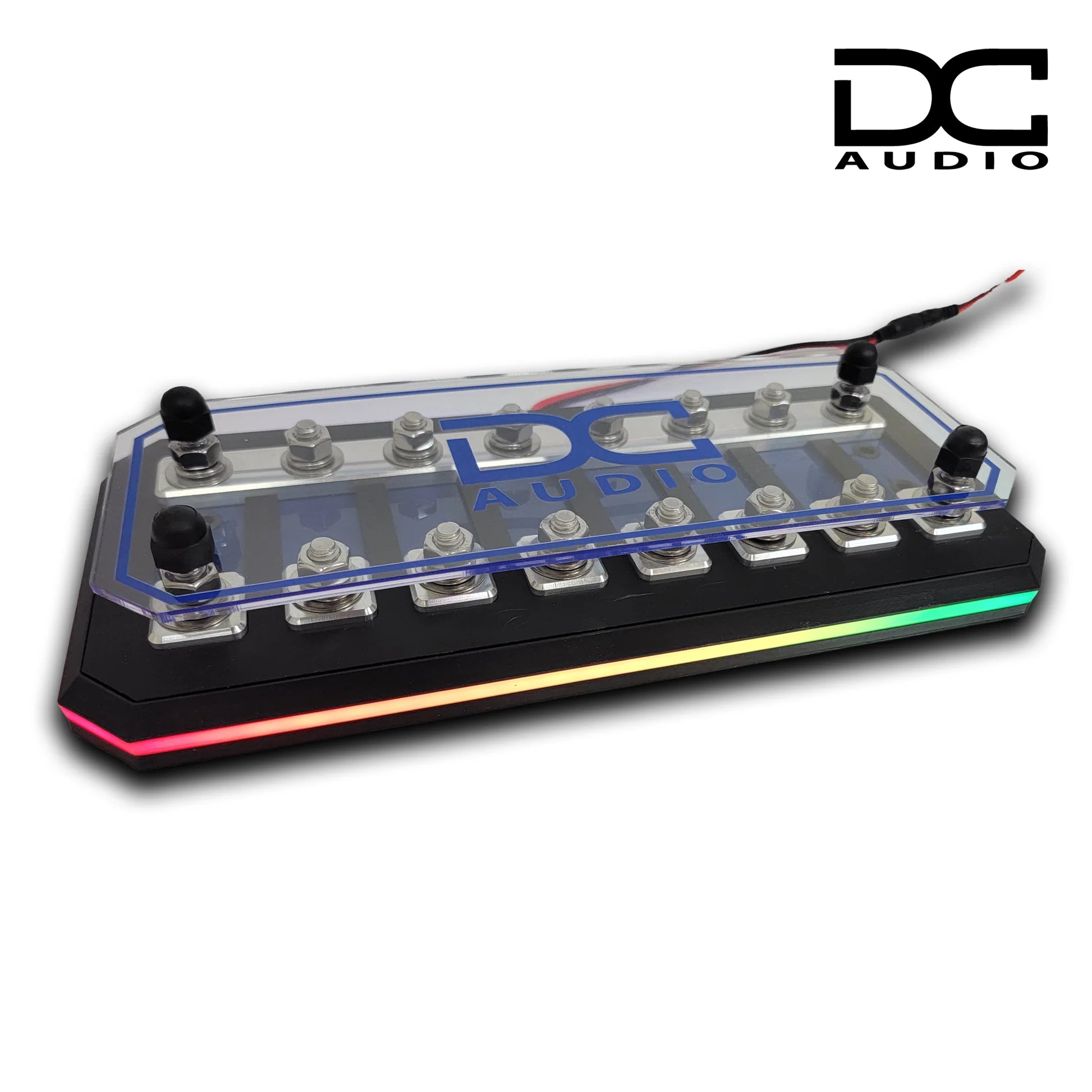 DC Audio Fused Distribution Block with LED Base – ANL Power Distribution Block for High Performance Electrical Systems