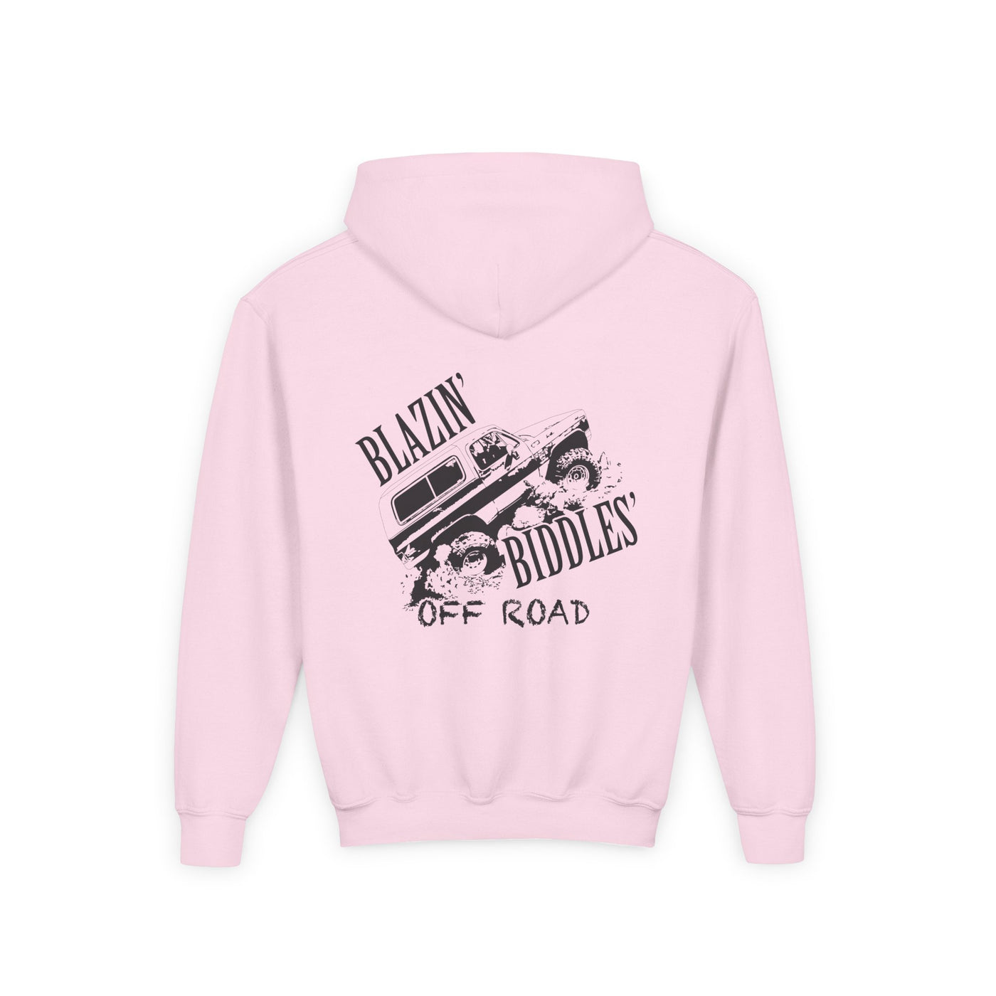 Blazin’ Biddles Off-Road Youth Hoodie – Adventure Ready Squarebody Apparel