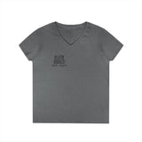 Blazin’ Biddles Off-Road LOGO Ladies V-Neck T-Shirt 6